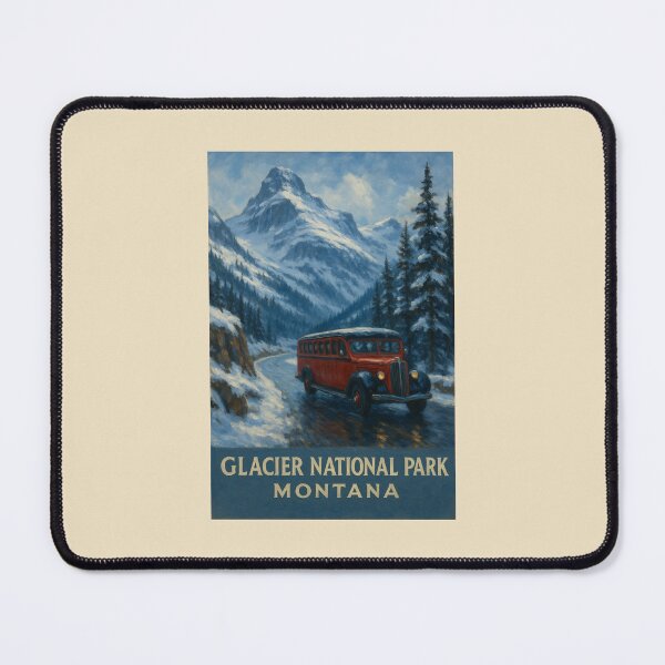 Item preview, Glacier National Park – Cool Alpine Morning in Montana designed and sold by Novel Works Studio.