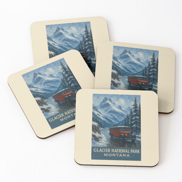 Item preview, Glacier National Park – Cool Alpine Morning in Montana designed and sold by Novel Works Studio.