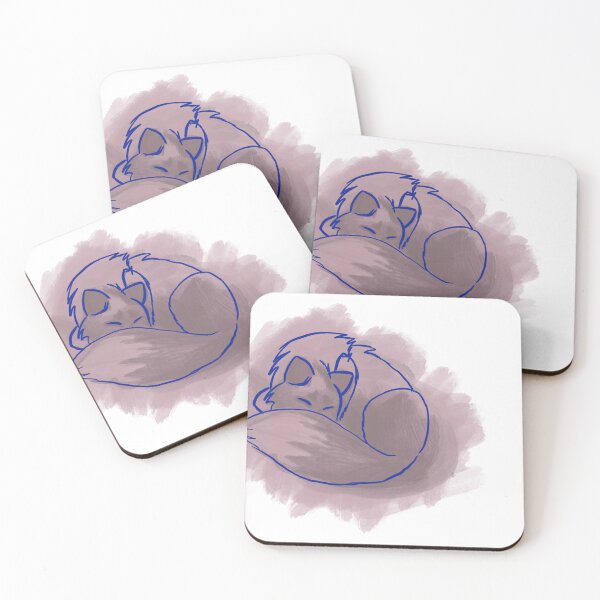 Item preview, Sleepy Fox (Tentative) designed and sold by magentadianthus.