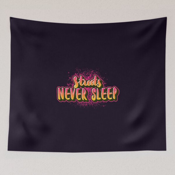 Item preview, Streets never sleep bear street. designed and sold by "Vibe & Style Merch".