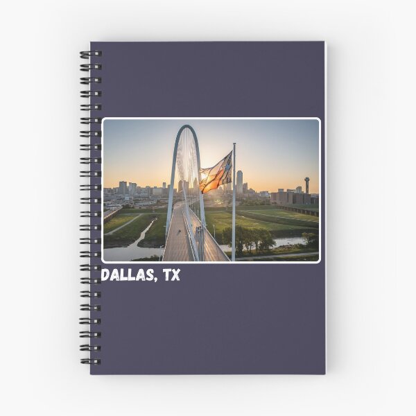 Item preview, Horizonte de Dallas, Texas al atardecer con la bandera de Texas designed and sold by LoneStarStock.