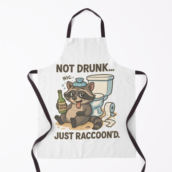 Item preview, Not Drunk… Just Raccoon’d – Funny Trash Panda Liquor Store Raccoon T-Shirt  designed and sold by Pit Bull Ink.