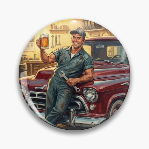 Item preview, Rods & Rods Montana Garage Ale Poster designed and sold by Cozy-Old-Pub.