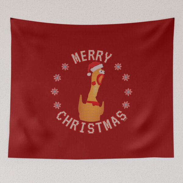 Item preview, Merry Christmas – Rubber Chicken - Ugly Sweater Style designed and sold by LicencaPoetica.