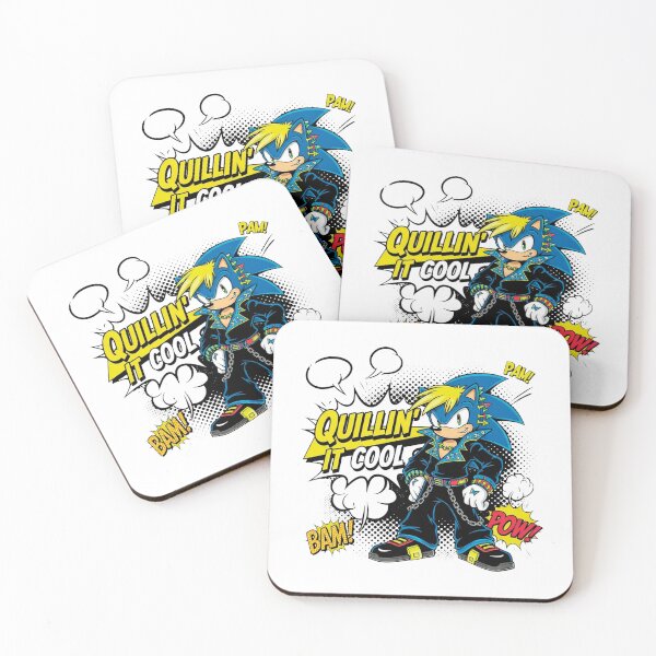 Item preview, Comic Book Punk Rock Hedgehog Quillin' It Cool designed and sold by SholoStudio.