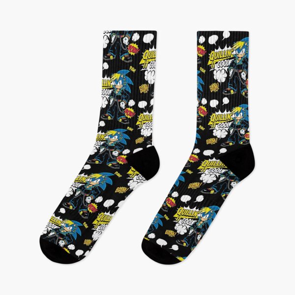 Item preview, Comic Book Punk Rock Hedgehog Quillin' It Cool designed and sold by SholoStudio.