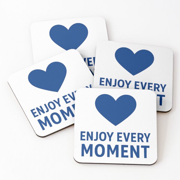 Item preview, “Heart Logo with Enjoy the Moment”  “Minimalist Love Heart Inspirational Logo”  “Positive Vibes Heart Logo Design” designed and sold by TeutaDesings.