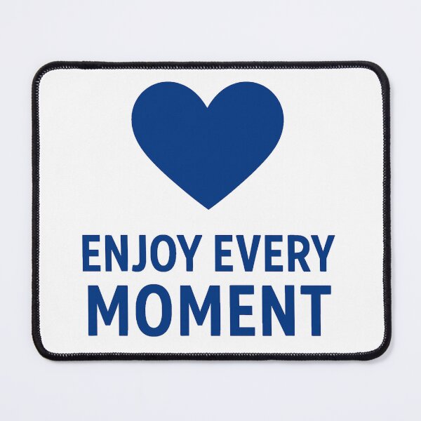 Item preview, “Heart Logo with Enjoy the Moment”  “Minimalist Love Heart Inspirational Logo”  “Positive Vibes Heart Logo Design” designed and sold by TeutaDesings.