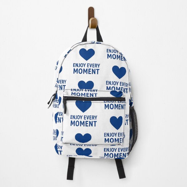 Item preview, “Heart Logo with Enjoy the Moment” “Minimalist Love Heart Inspirational Logo” “Positive Vibes Heart Logo Design” designed and sold by TeutaDesings.