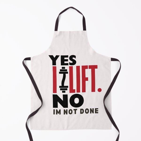 Item preview, Yes I Lift – No I’m Not Done | Gym Motivation Shirt designed and sold by PROTONEDL.