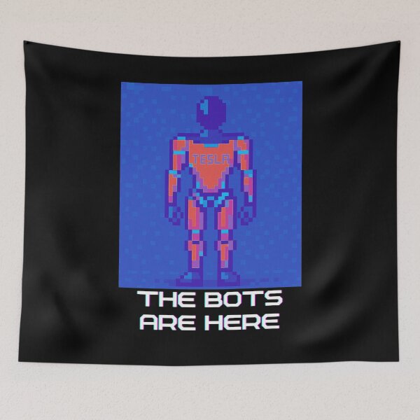 Item preview, humanoid robot art designed and sold by TEEJAMBOREE.