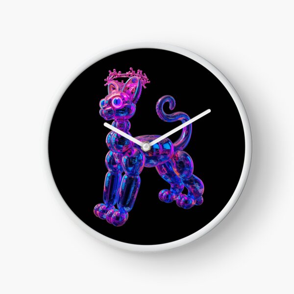 Item preview, Neon Graffiti Sphinx Cat – Street Art Pop Art Balloon Sculpture designed and sold by PLUSHIWORLDtm.