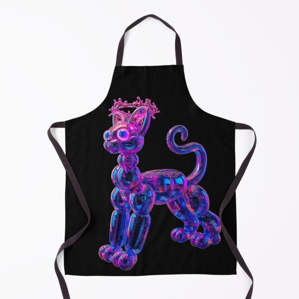 Item preview, Neon Graffiti Sphinx Cat – Street Art Pop Art Balloon Sculpture designed and sold by PLUSHIWORLDtm.