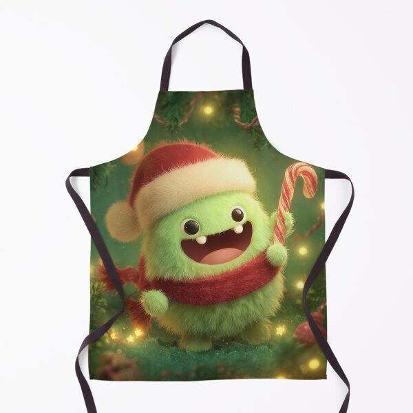 Item preview, Cute Christmas Monster with Candy Cane designed and sold by Hakubiya.