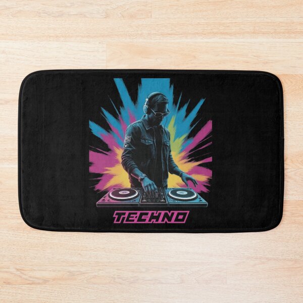 Item preview, Techno Festival of Electronic Music Vibrant Colors designed and sold by 140bpmmusic.