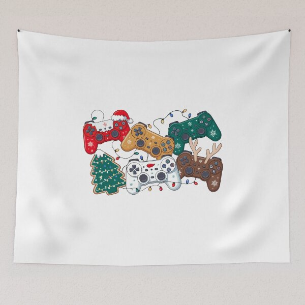 Item preview, Gamer Christmas Cookie Controllers – Festive Holiday Gaming Graphic designed and sold by JoeZigns81.