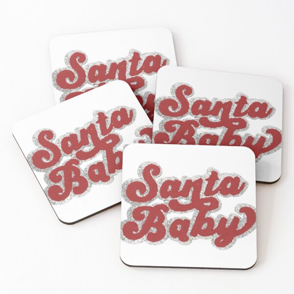 Item preview, Glitter Script Santa Baby Text designed and sold by Adronia.
