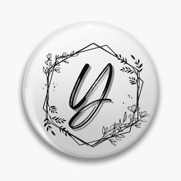 Item preview, Single Letter Monogram Design Y - be proud of your name, mark your stuff with a letter designed and sold by digitalbitcraft.