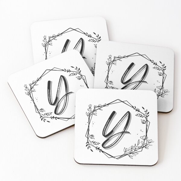Item preview, Single Letter Monogram Design Y - be proud of your name, mark your stuff with a letter designed and sold by digitalbitcraft.