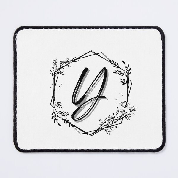 Item preview, Single Letter Monogram Design Y - be proud of your name, mark your stuff with a letter designed and sold by digitalbitcraft.