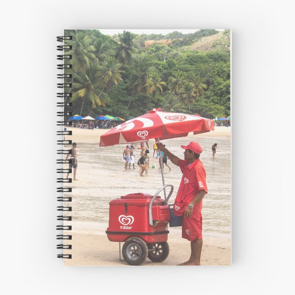 Item preview, ice cream vendor on the beach designed and sold by felipequeiroz.