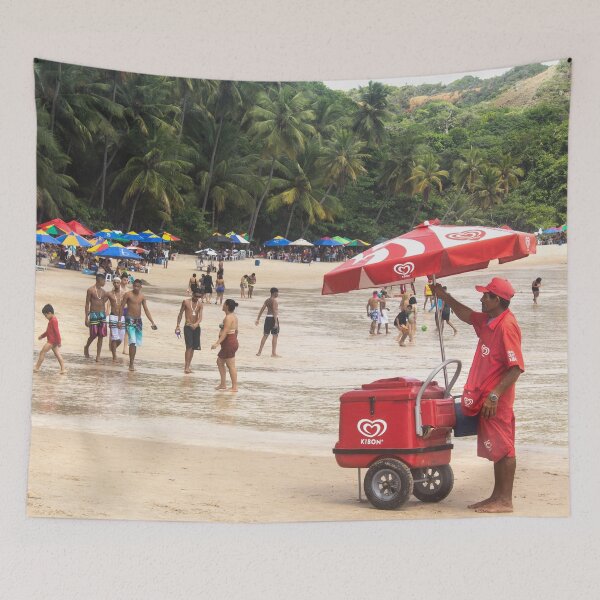 Item preview, ice cream vendor on the beach designed and sold by felipequeiroz.
