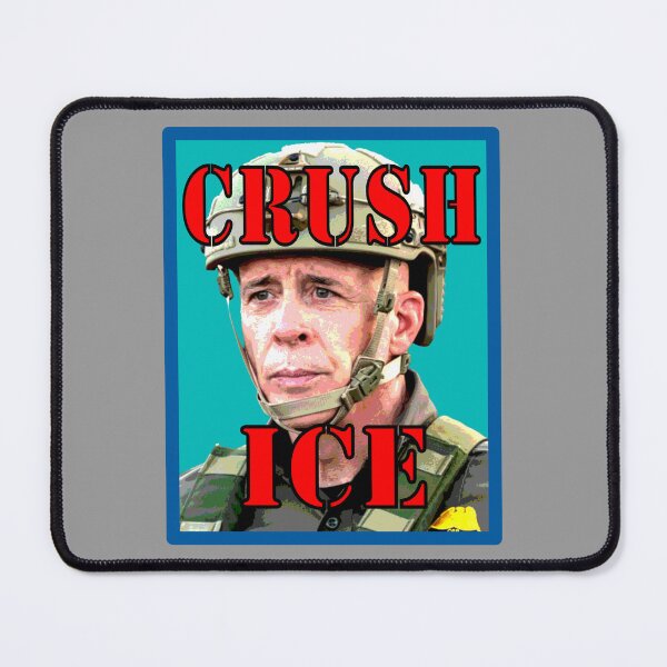 Item preview, Crush ICE Anti ICE Protest Sticker designed and sold by Dystopian Design.