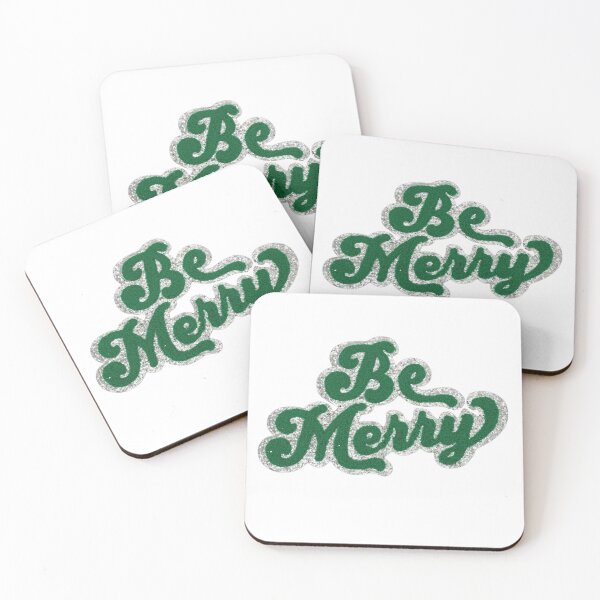 Item preview, Be Merry Glitter Script Text designed and sold by Adronia.
