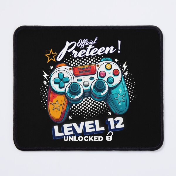 Item preview, 12th Birthday - Official Preteen Level 12 Unlocked Funny Gaming designed and sold by NH2019.