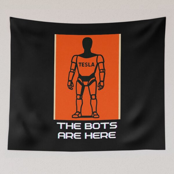 Item preview, humanoid robot art designed and sold by TEEJAMBOREE.