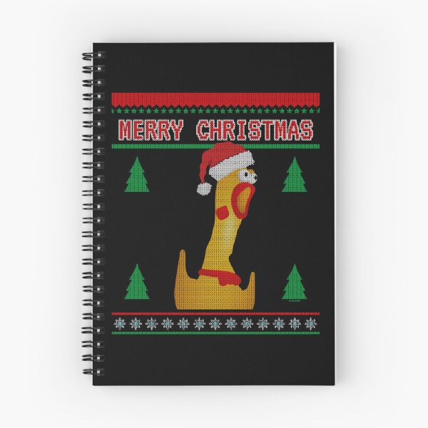 Item preview, Merry Christmas – Rubber Chicken in Ugly Sweater Style designed and sold by LicencaPoetica.