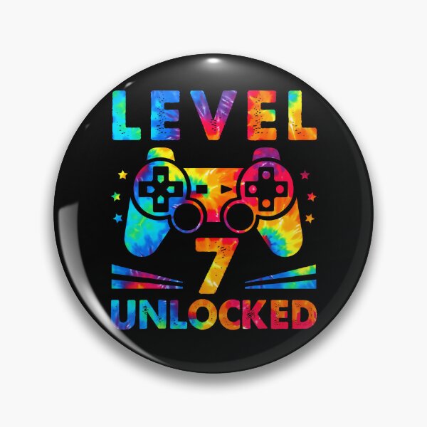 Item preview, 7 Year Old 7Th Birthday Gamer Tie Dye Boys Level Gift designed and sold by Fereskabilon.
