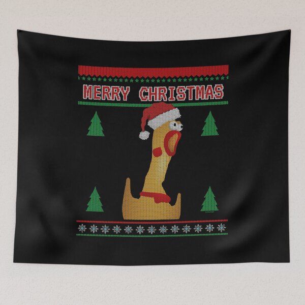 Item preview, Merry Christmas – Rubber Chicken in Ugly Sweater Style designed and sold by LicencaPoetica.