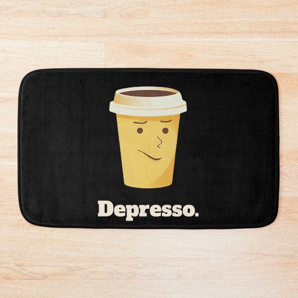 Item preview, Depresso Funny Coffee Pun - Cute Sad Espresso Mug Design for Caffeine Lover designed and sold by CaffeineDose.