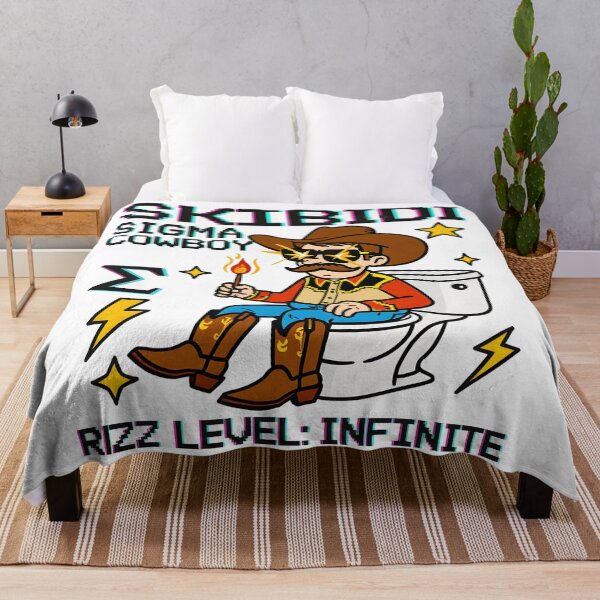 Item preview, Skibidi Sigma Cowboy on Throne designed and sold by AnnDesignStudio.