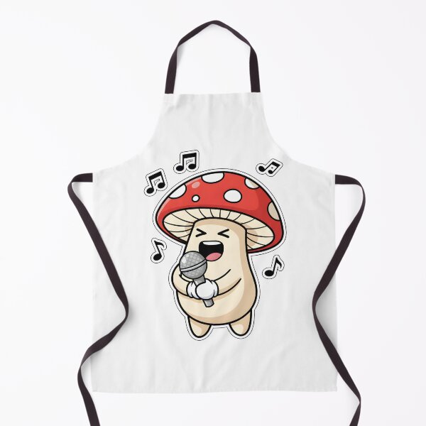Item preview, Happy Singing Mushroom Karaoke Microphone Art designed and sold by julimarks.