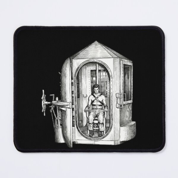 Item preview, Man Strapped in Gas Chamber Awaiting Execution designed and sold by Naux | Design & Illustration.