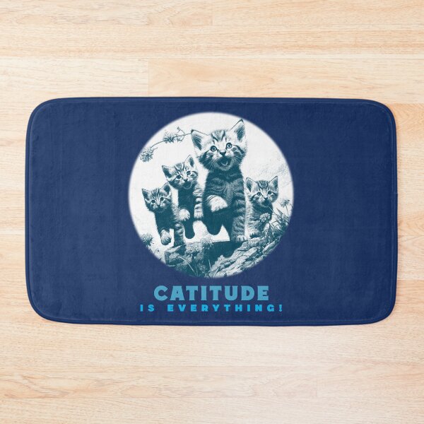 Item preview, Catitude Is Everything baby cats. designed and sold by "Vibe & Style Merch".