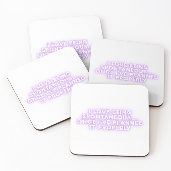 Item preview, I Love Being Spontaneous Funny Quote designed and sold by ReykorShop.