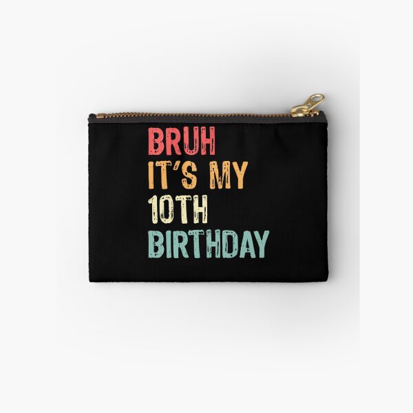 Item preview, Bruh It'S My 10Th Birthday Retro Boys 10 Years Old Birthday designed and sold by Fereskabilon.