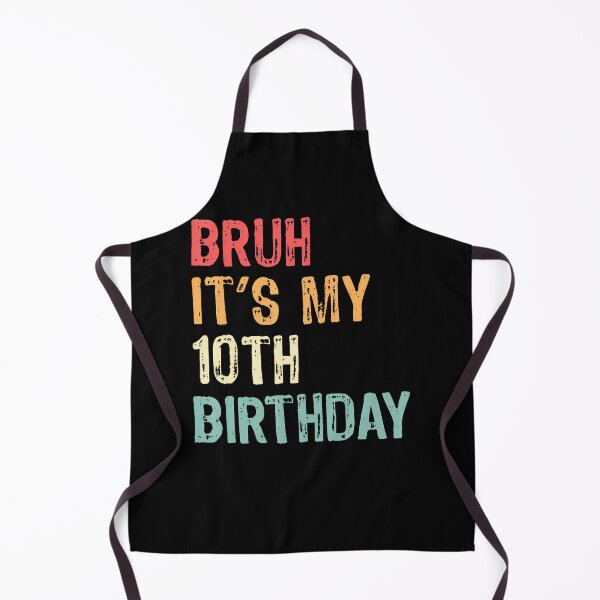 Item preview, Bruh It'S My 10Th Birthday Retro Boys 10 Years Old Birthday designed and sold by Fereskabilon.