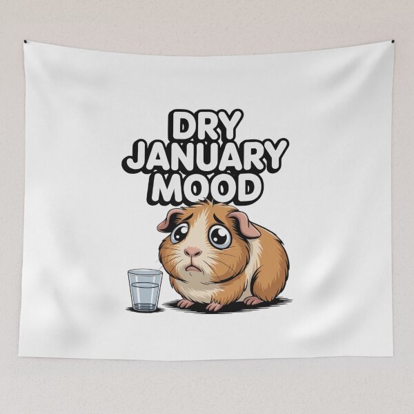Item preview, Dry January Mood 2026 designed and sold by Pawmoods.