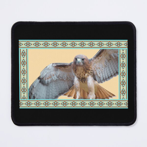 Item preview, Red-Tailed Hawk - Native Spiritual Messenger - Southwest Bird Art  designed and sold by SunandShade.