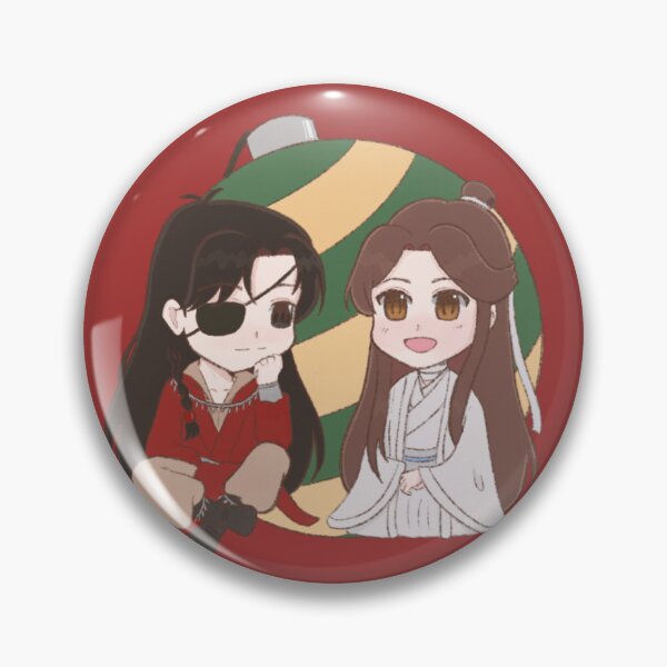 Item preview, Hualian Chibi Christmas Art | TGCF Danmei Fandom Design designed and sold by ISLevis.