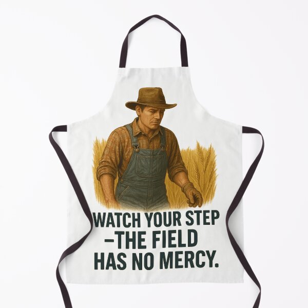 Item preview, Watch Your Step – The Field Has No Mercy | Farming Safety Design designed and sold by Badegi Tradings.
