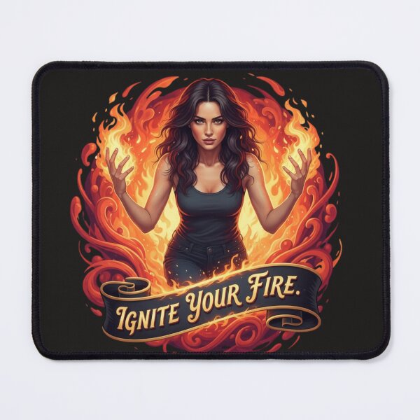 Item preview, Ignite Your Fire T-Shirt | Inner Passion & Flame Energy Art | Fierce Empowerment High Gloss Pop Art designed and sold by BoldBloomArt.