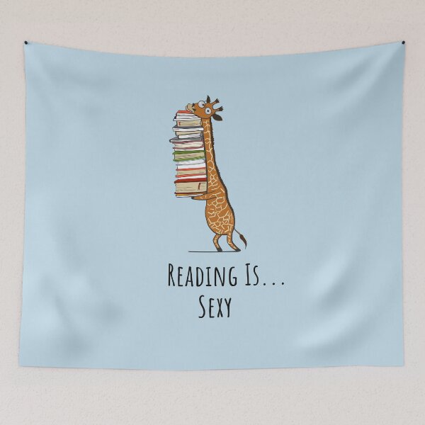 Item preview, Funny Giraffe Holding a Stack of Books - Reading Is Sexy - Book Lover Gift, Phones Cases And Other Gift designed and sold by MemWear.