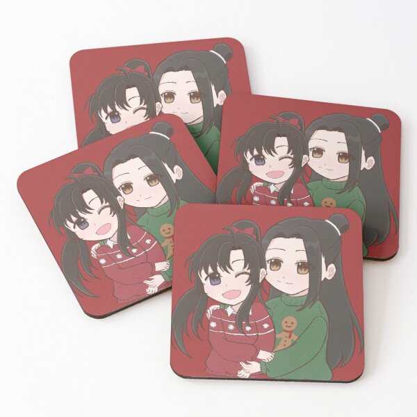 Item preview, Wangxian Chibi Christmas Art | MDZS Danmei Fandom Design designed and sold by ISLevis.