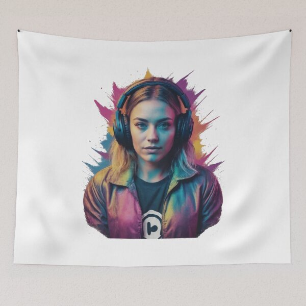 Item preview, Gamer Girl and Cyberpunk Style Music designed and sold by 140bpmmusic.