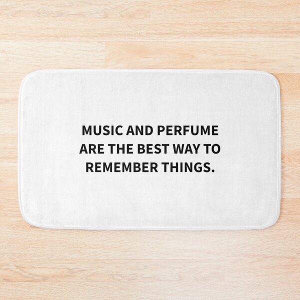 Item preview, music and perfume are the best way to remember things. designed and sold by Visethic.